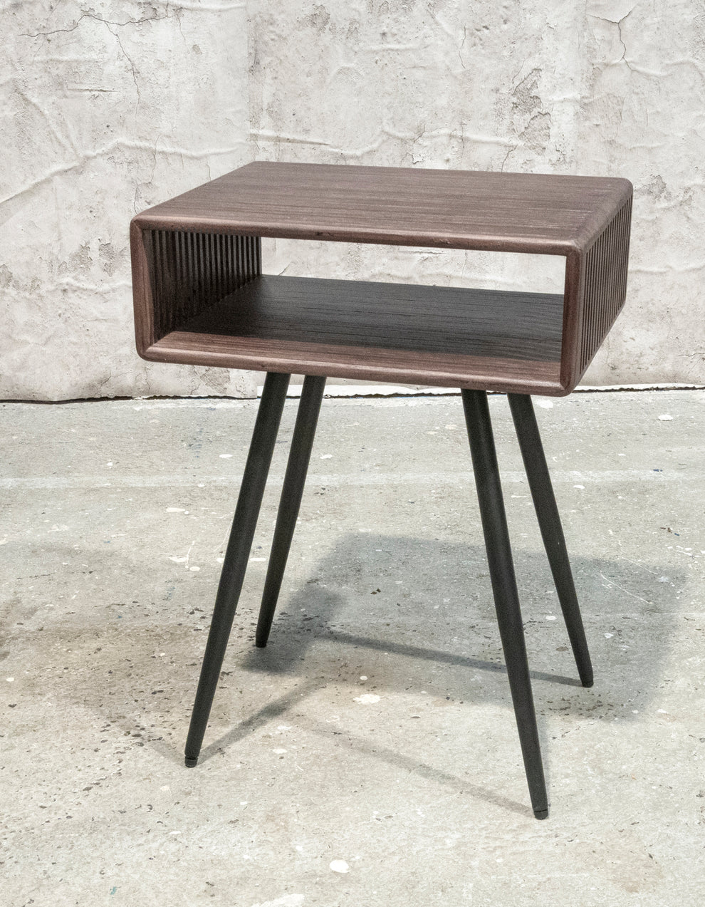 Side el. Sengebord i Genanvendt Teaktræ, 2 stk