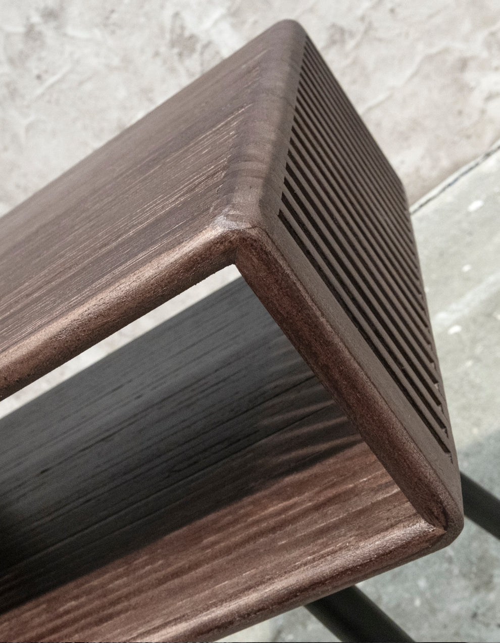 Side el. Sengebord i Genanvendt Teaktræ, 2 stk