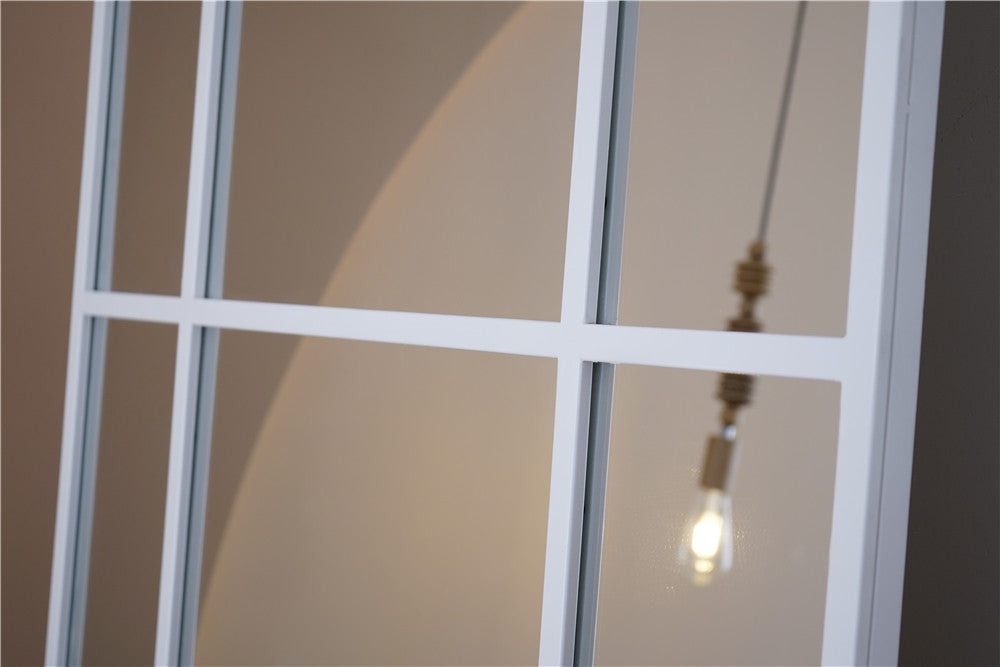 New york spejl, hvid, stort