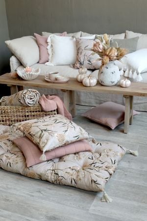 Aix Quilt m. blomstermønster