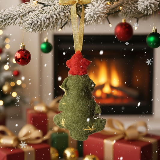 Juletræsophæng, juletræ