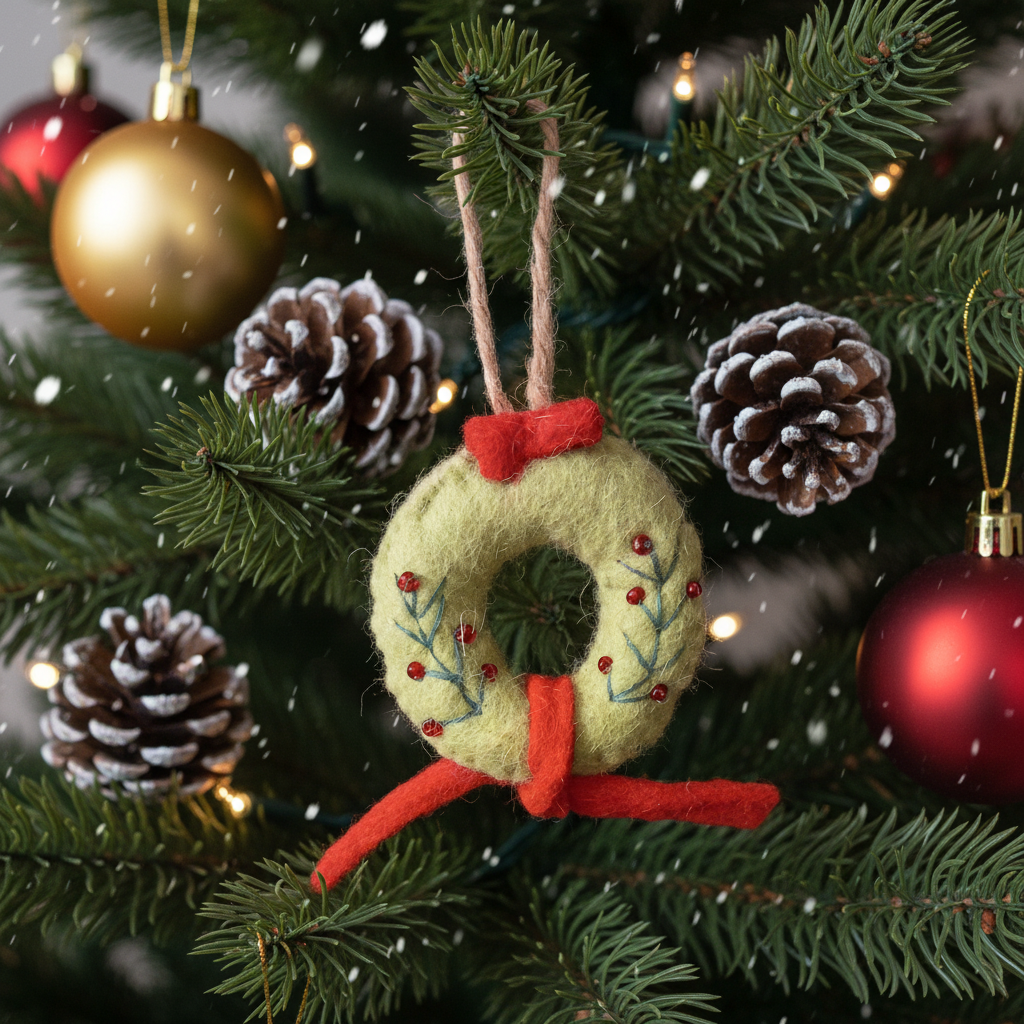 juletræsophæng, krans