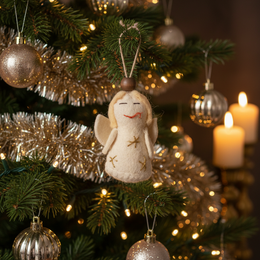 Juletræsophæng, engel