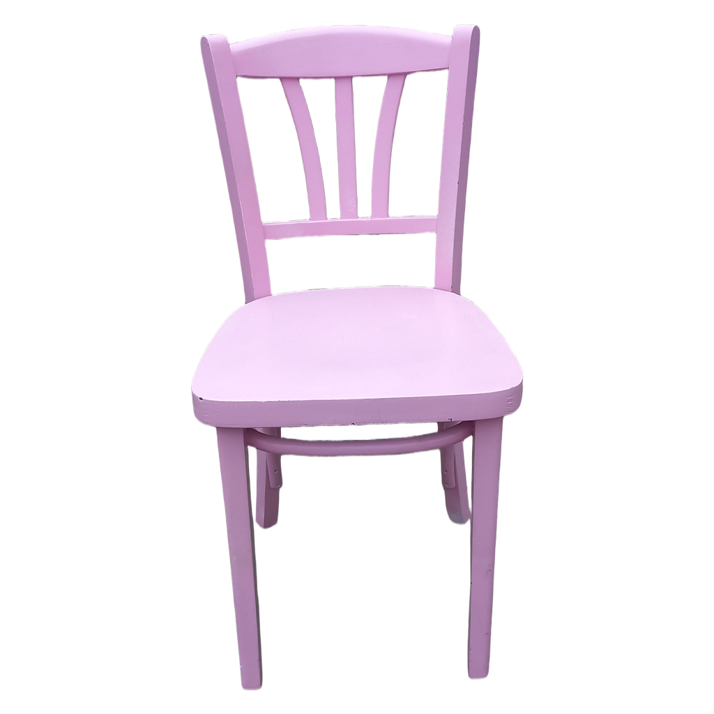 Café stol, lyserød