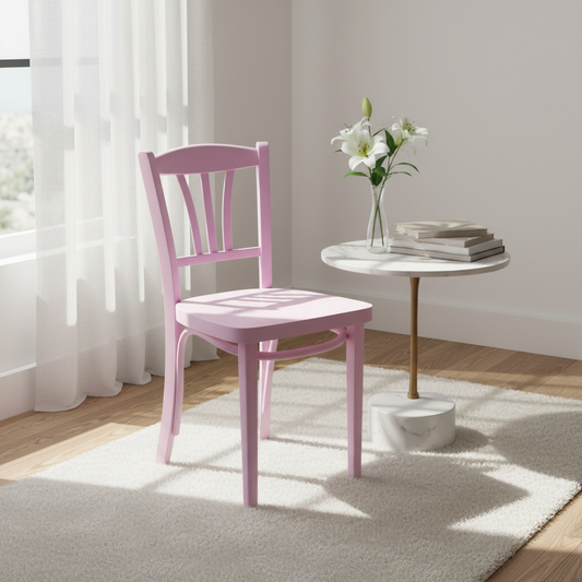 Café stol, lyserød
