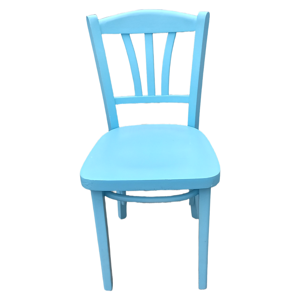 Café stol, lyseblå