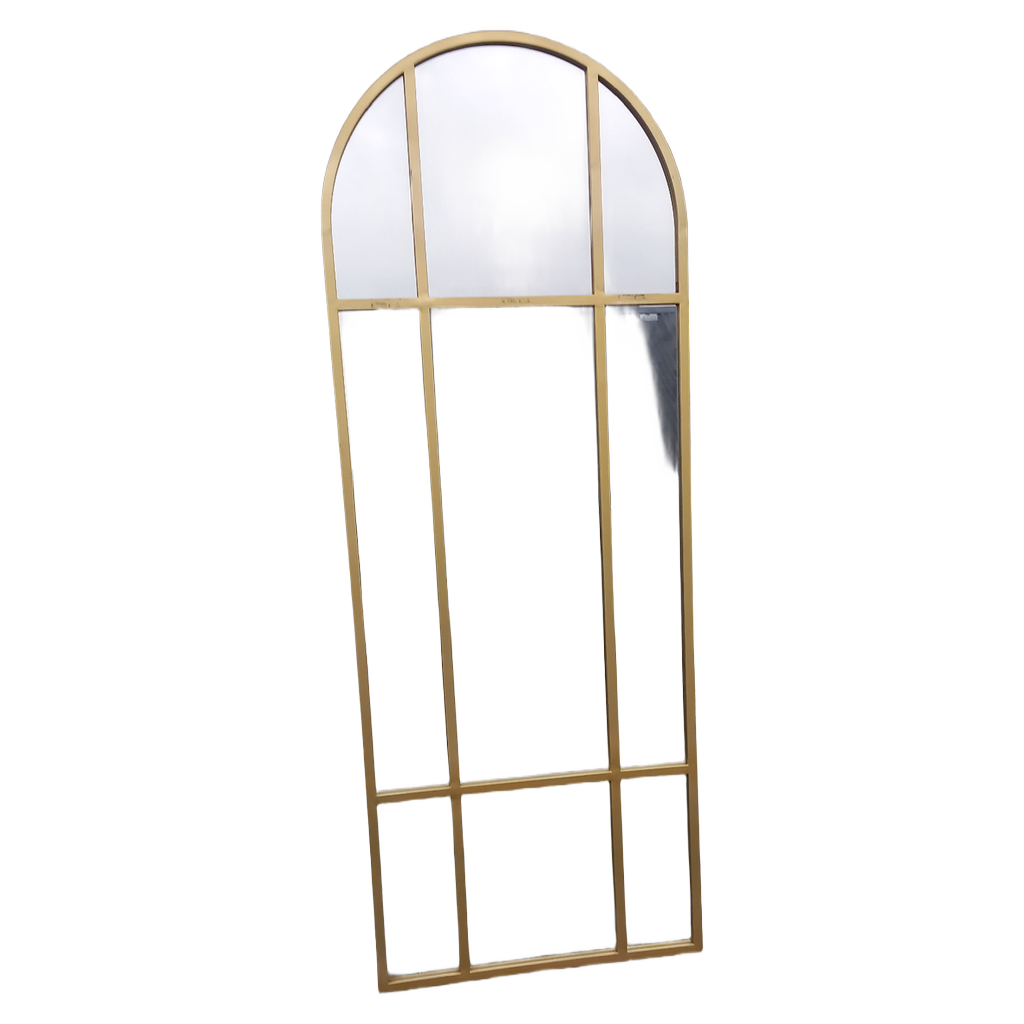 New york spejl, guld med bue