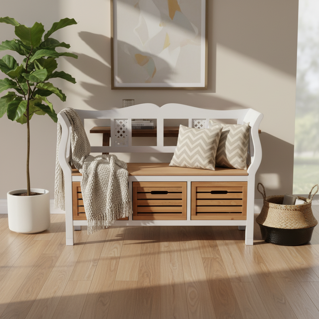 Slagbænk med opbevaring