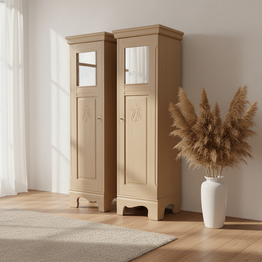 Højskab, højre eller venstre låget, antique green