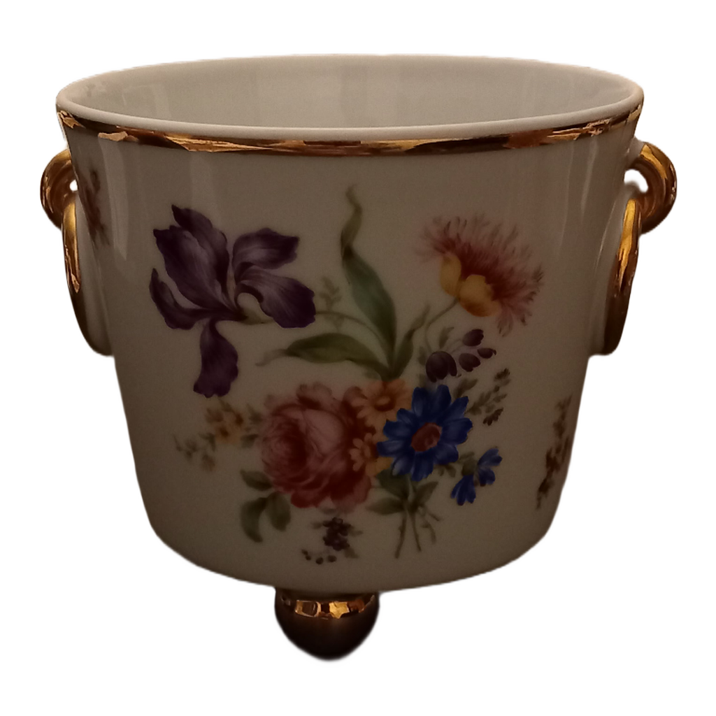 Porcelæns urtepotte, fra svenske Karlskrona