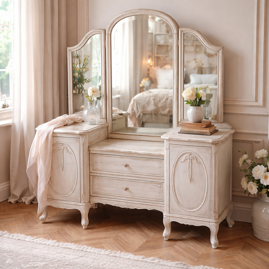 Toiletmøbel, sart rosa