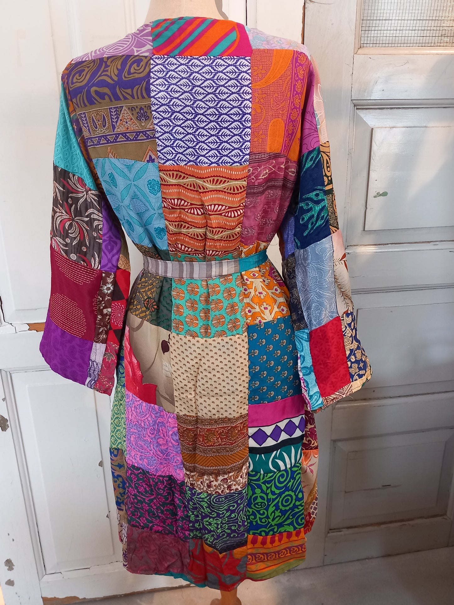 Kimono, vendbar, silke 3