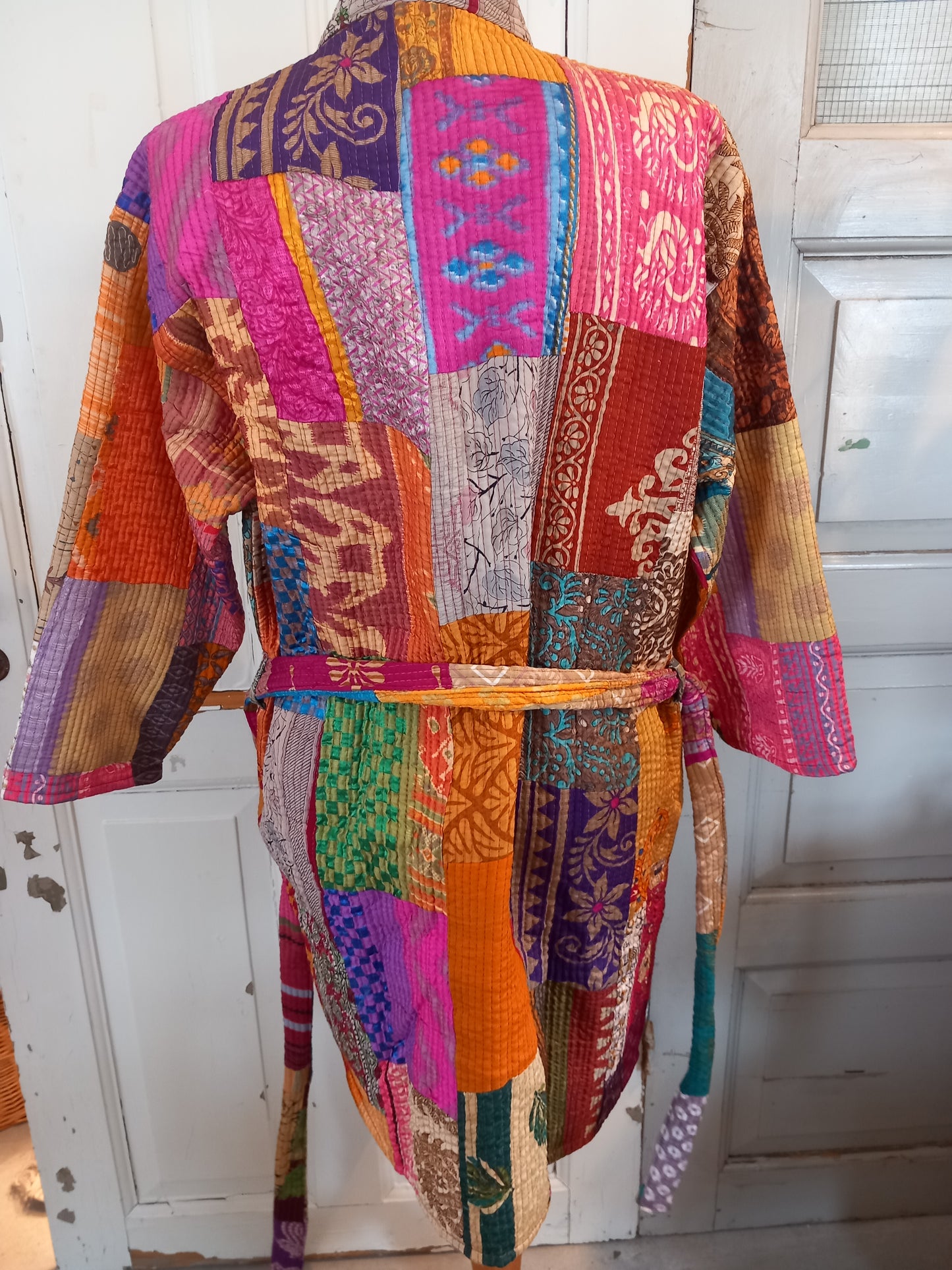 Kimono- patchwork jakke, multi quiled 2