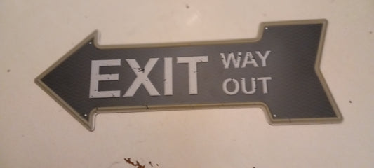 Skilt, exit