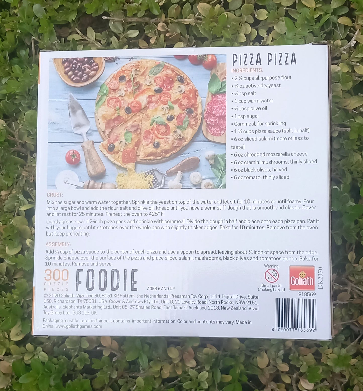 Puslespil, pizza, 300 br.