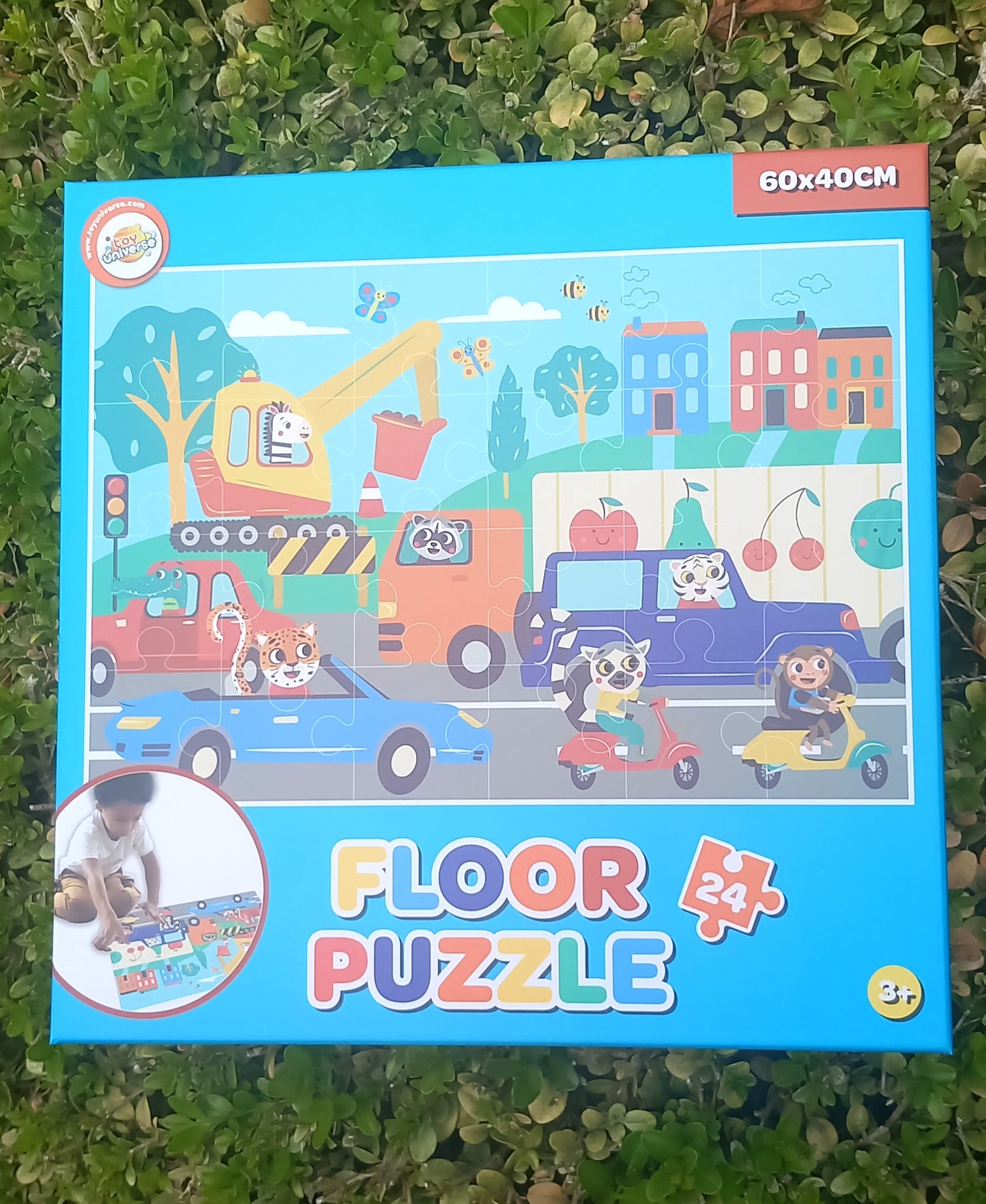Gulvpuslespil, 24 br. forskellige motiver