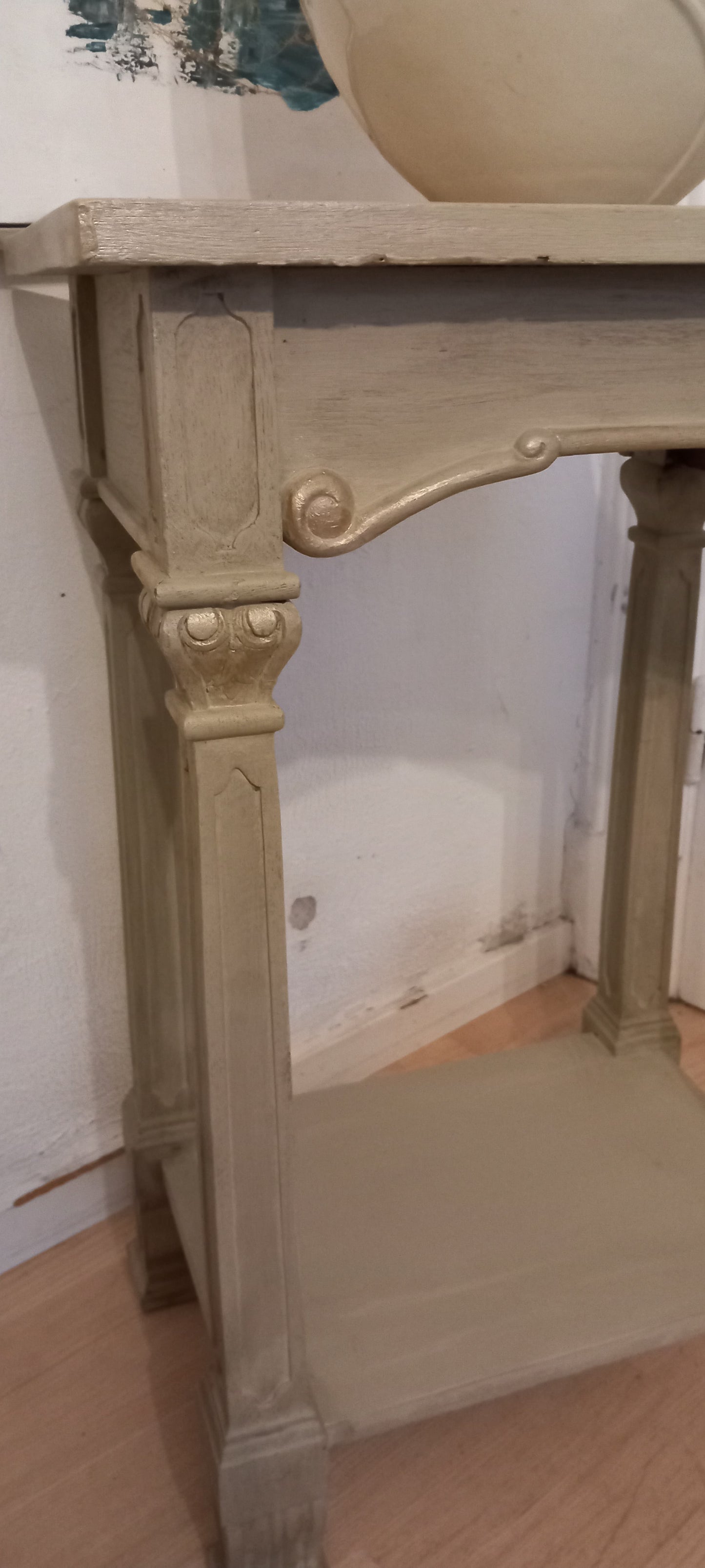 Sidebord, antique green