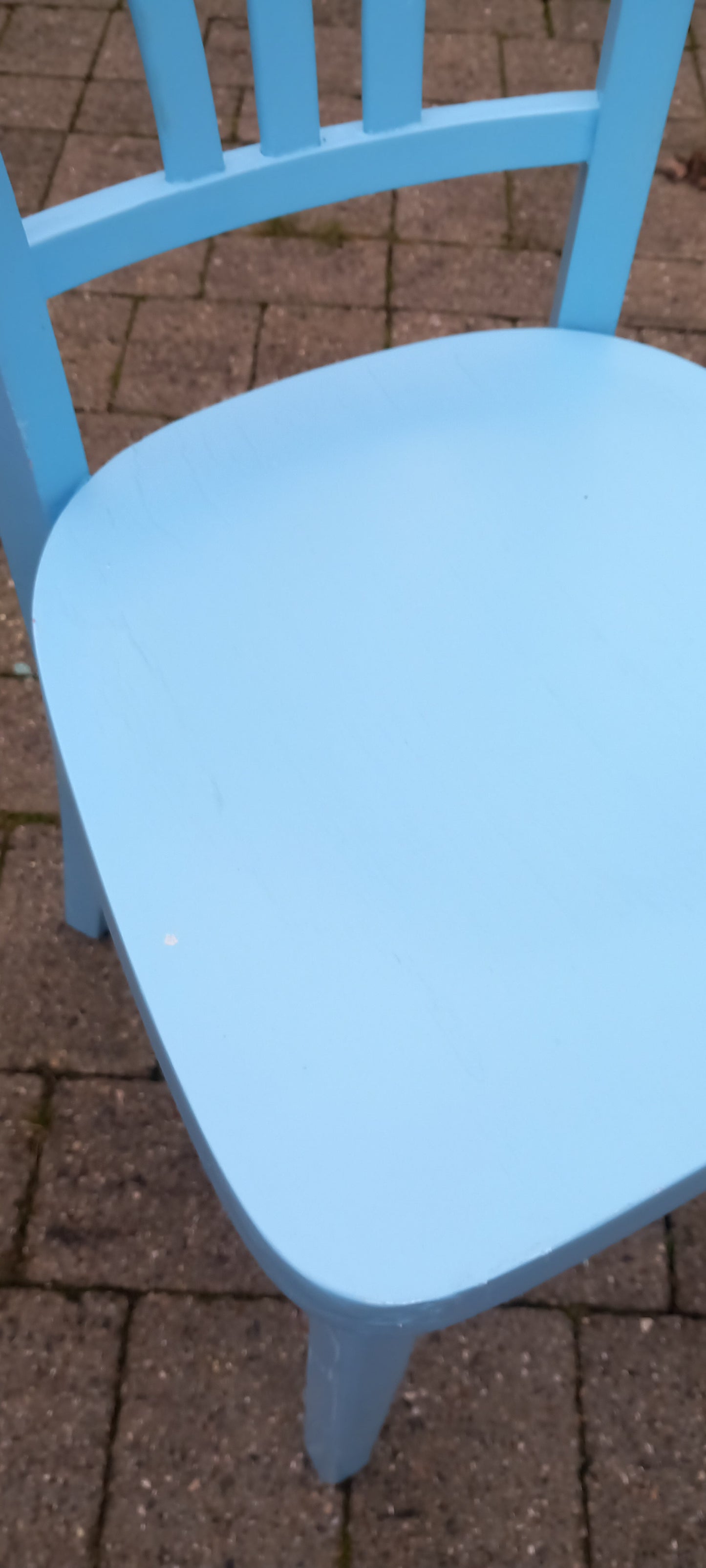 Café stol, lyseblå