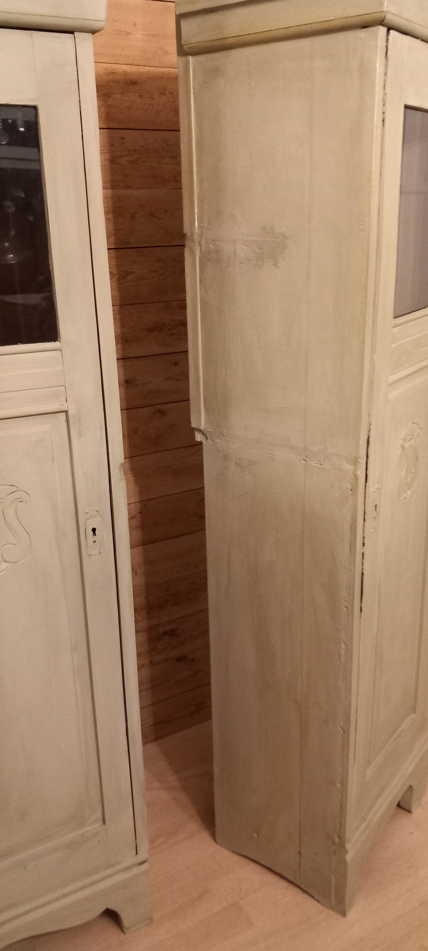 Højskab, højre eller venstre låget, antique green