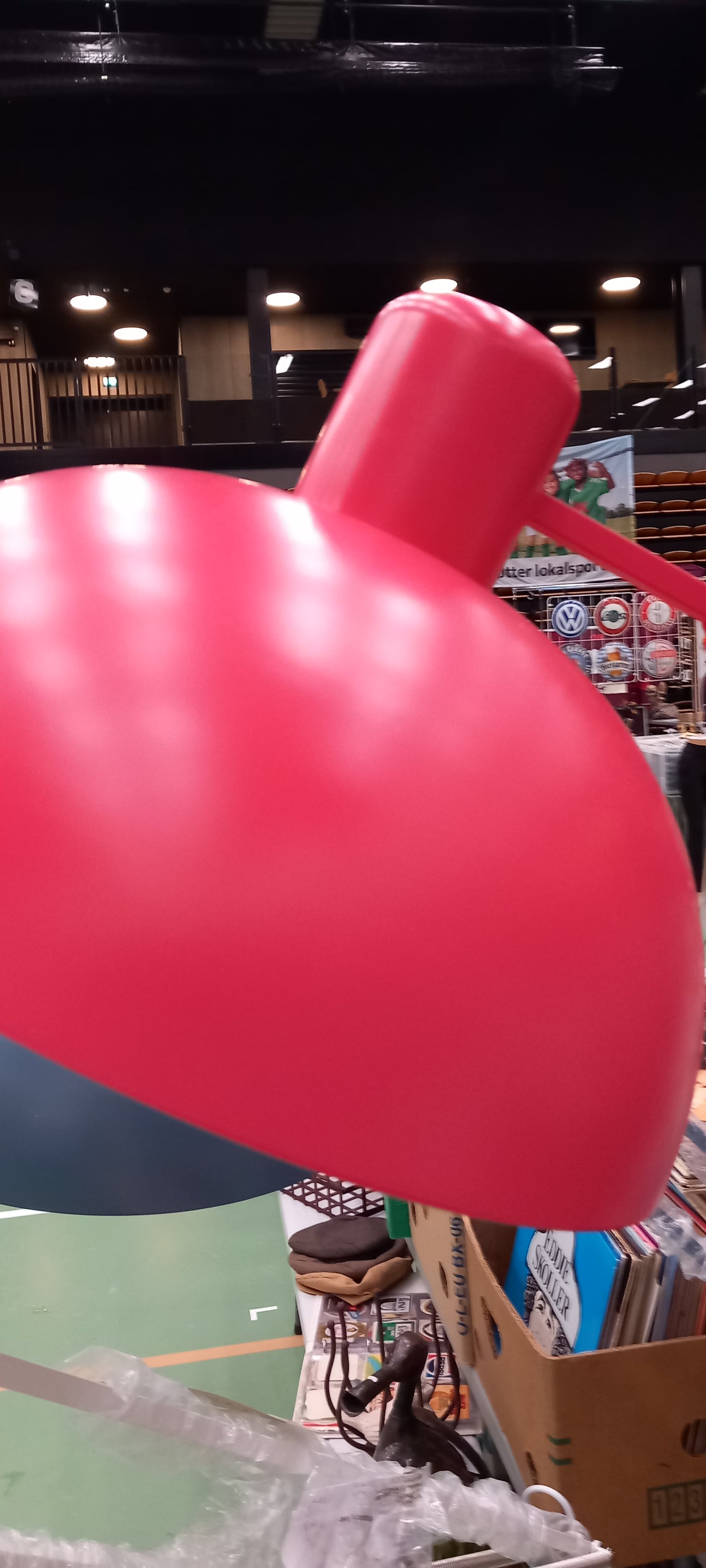 Gulvlampe, The Red Cartel Lampadiare XXL, rød