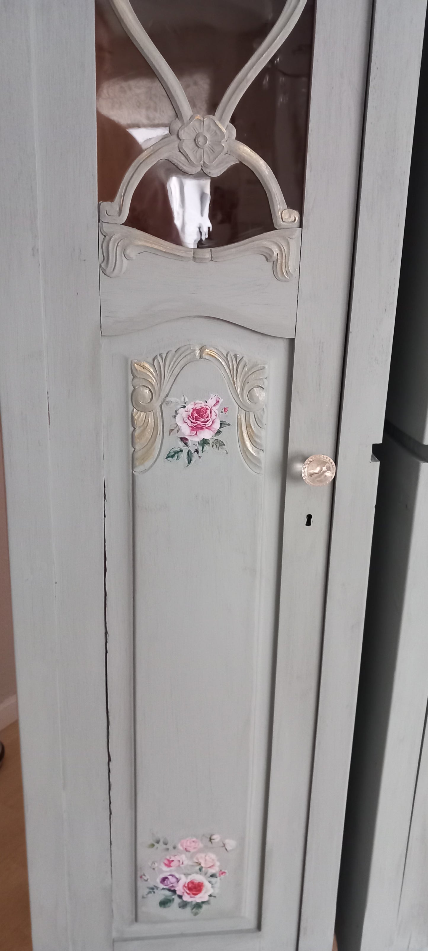 Højskab, light petrol,højre eller venstrehængt