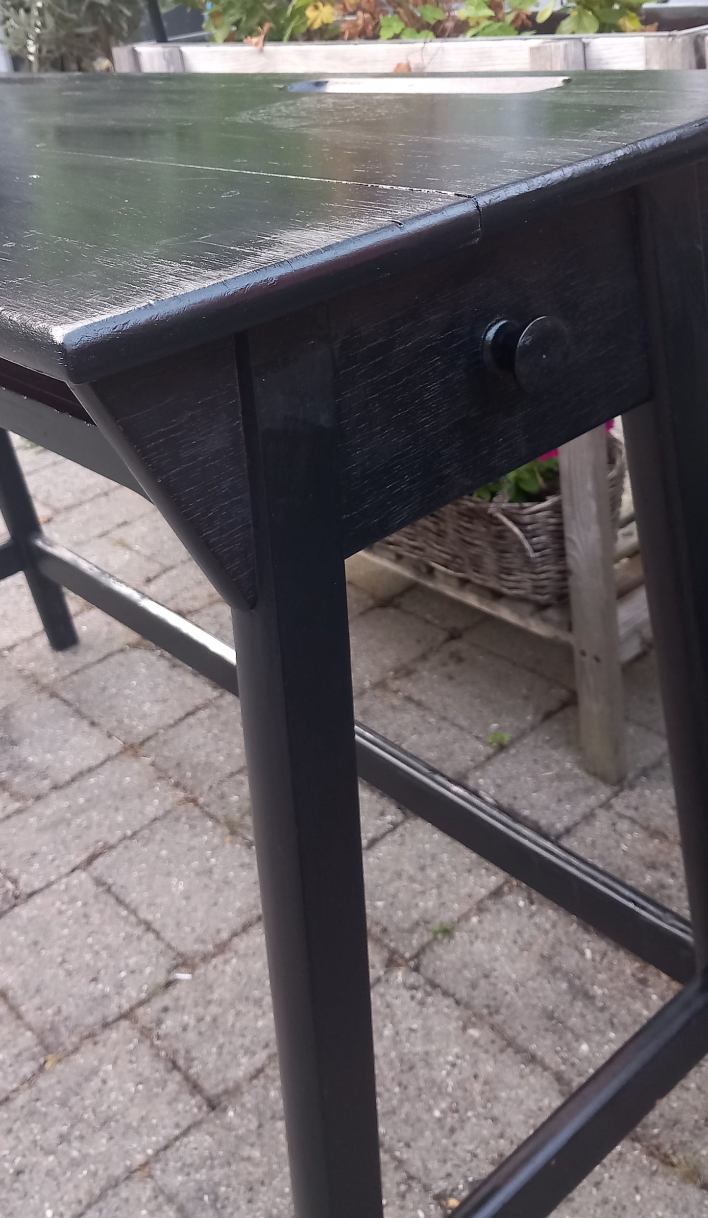 Skolepult, sort