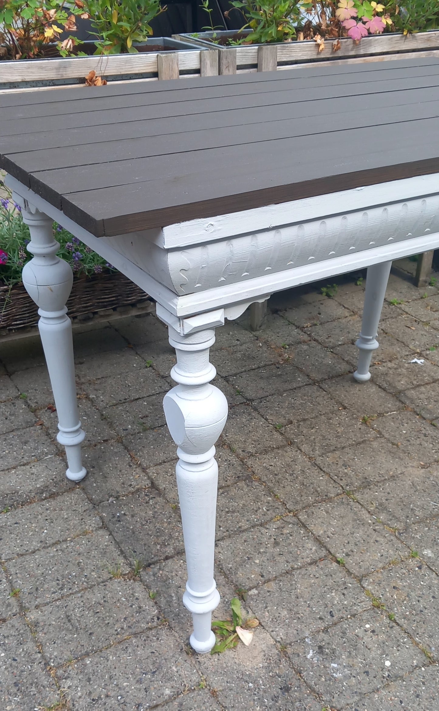 Gl køkkenbord