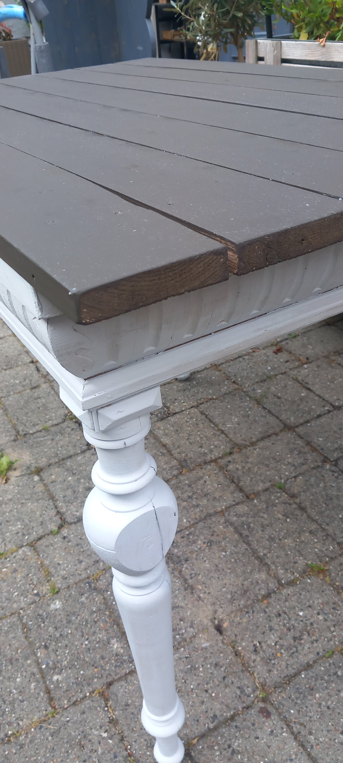 Gl køkkenbord