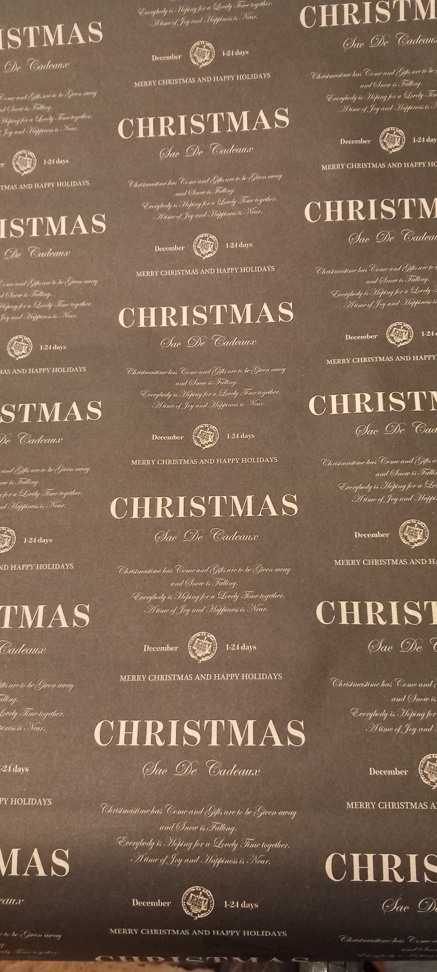 Luksus gave papir, christmas