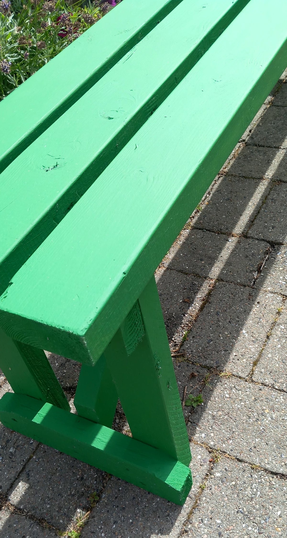 Ærø bænk, grøn