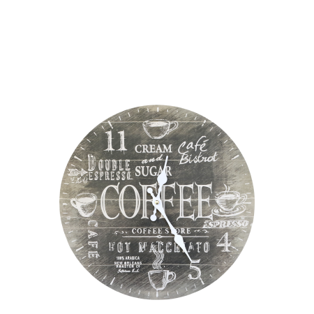Vægur m. coffee
