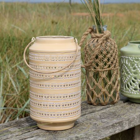 Hurricane m. mønster, creme