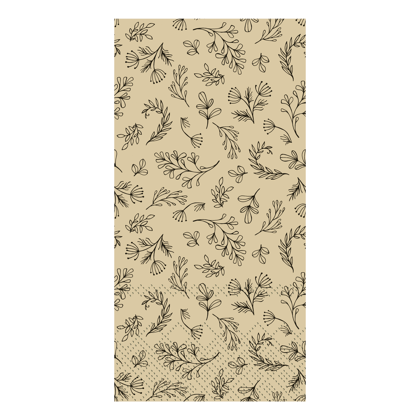 Serviet m. blade, honning