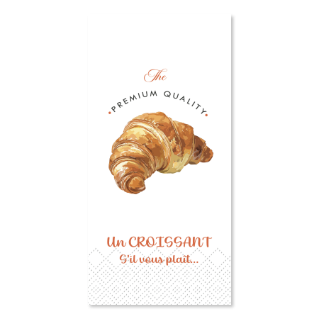 Serviet m. croissant