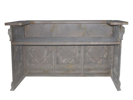 Vintage disk til butik inkl. 1 hylde, antique mocca.