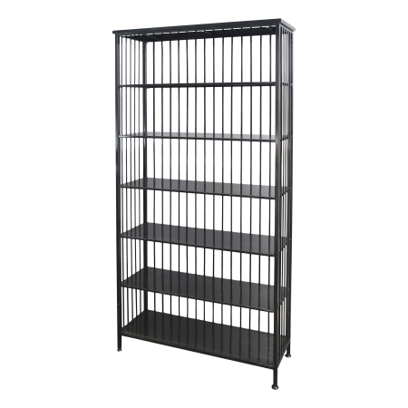 Reol m. 6 hylder, antique sort