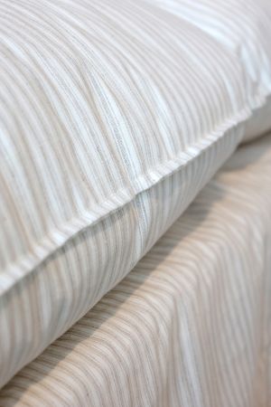 Malo Stol i hør m. 3 puder creme/latte