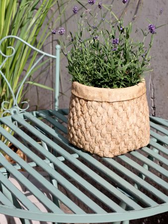 Cafésæt m. 2 stole og 1 bord, antique verte