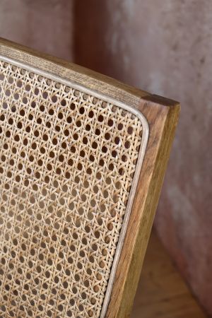 Loungestol m. stofsæde og fletryg, natur