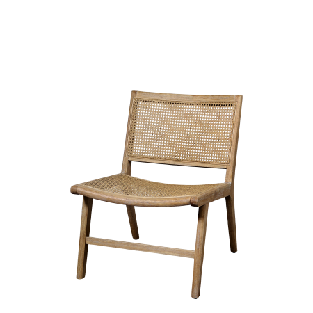 Loungestol m. fletsæde & ryg, 2 stk