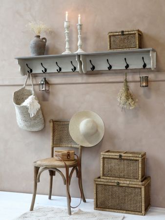 Spisebordsstol m. fletsæde & ryg, 2 stk