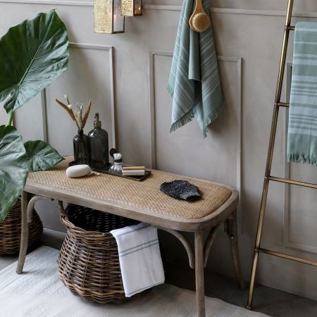 Fransk Bænk m. fletsæde, natur