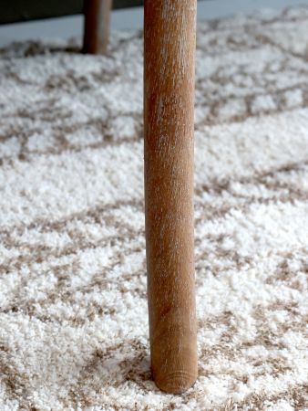 Fransk Spisebordsstol m. fletsæde, natur, 2 stk