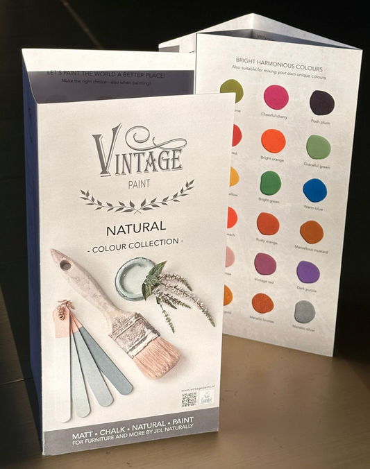 Digitalt tryk Farvekort Vintage Paint 69 farver