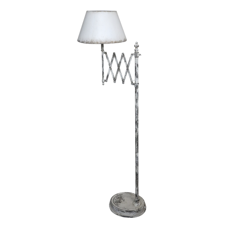 Standerlampe, antique hvid