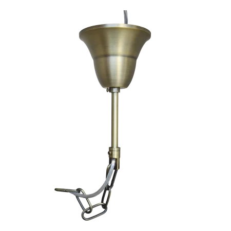 Versailles fransk Lysekrone m. glasprismer, antique messing