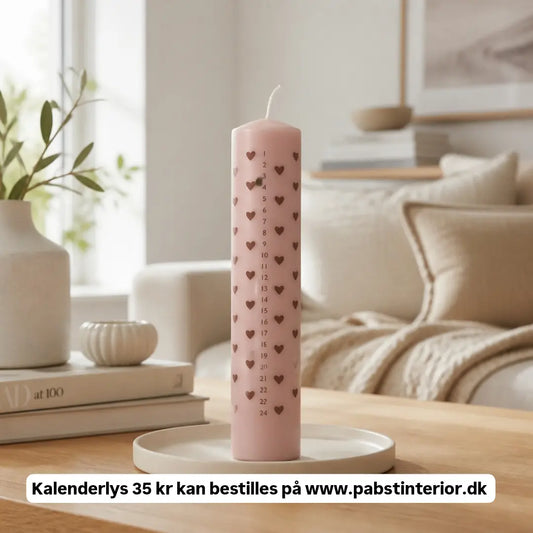 Kalenderlys, lyserød