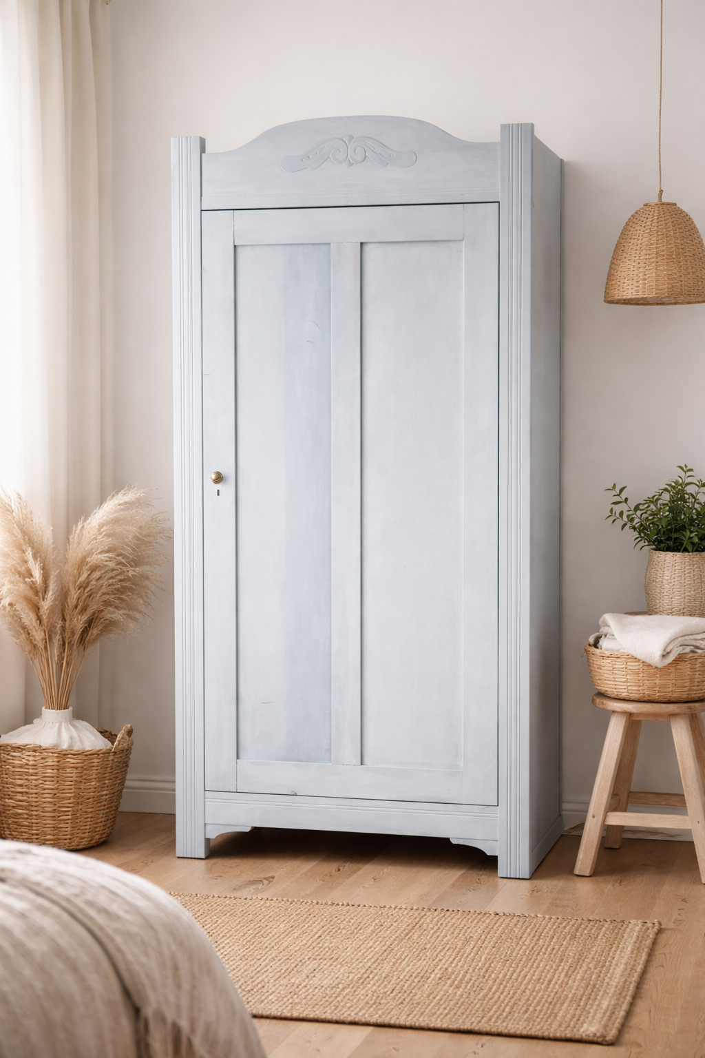 Karlekammerskab, blå