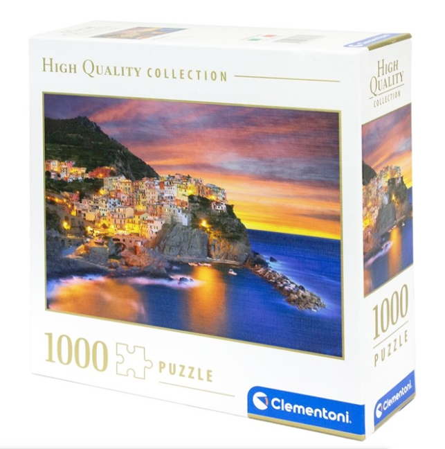 Clementoni puslespil, 1000 br. Manarola, High Quality collection