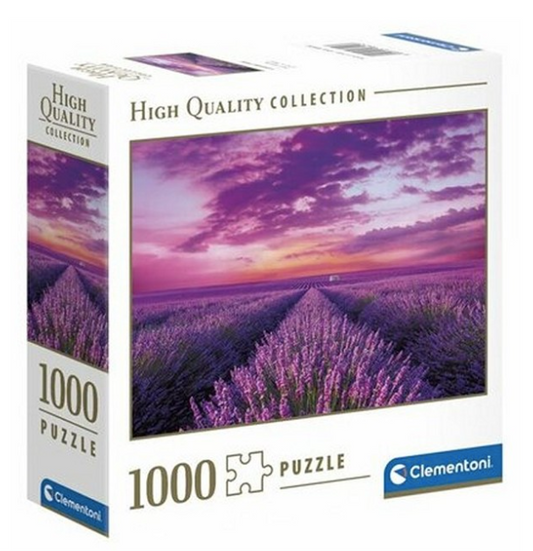 Clementoni puslespil, 1000 br. Lavender field, High Quality collection